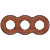 Рамка (восьмерка) Дуб коричневый для внутреннего монтажа