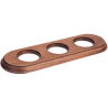 Рамка (овал) Дуб коричневый для внутреннего монтажа