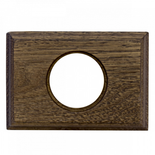 Рамка (прямоугольник) Дуб коричневый для внутреннего монтажа